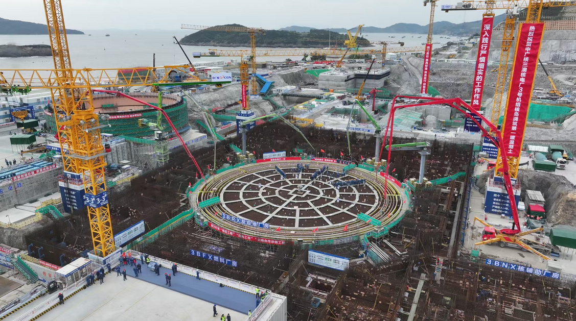 中廣核浙江三澳核電項(xiàng)目3號(hào)機(jī)組開工：先進(jìn)建造技術(shù)加速推進(jìn)核電高質(zhì)量發(fā)展